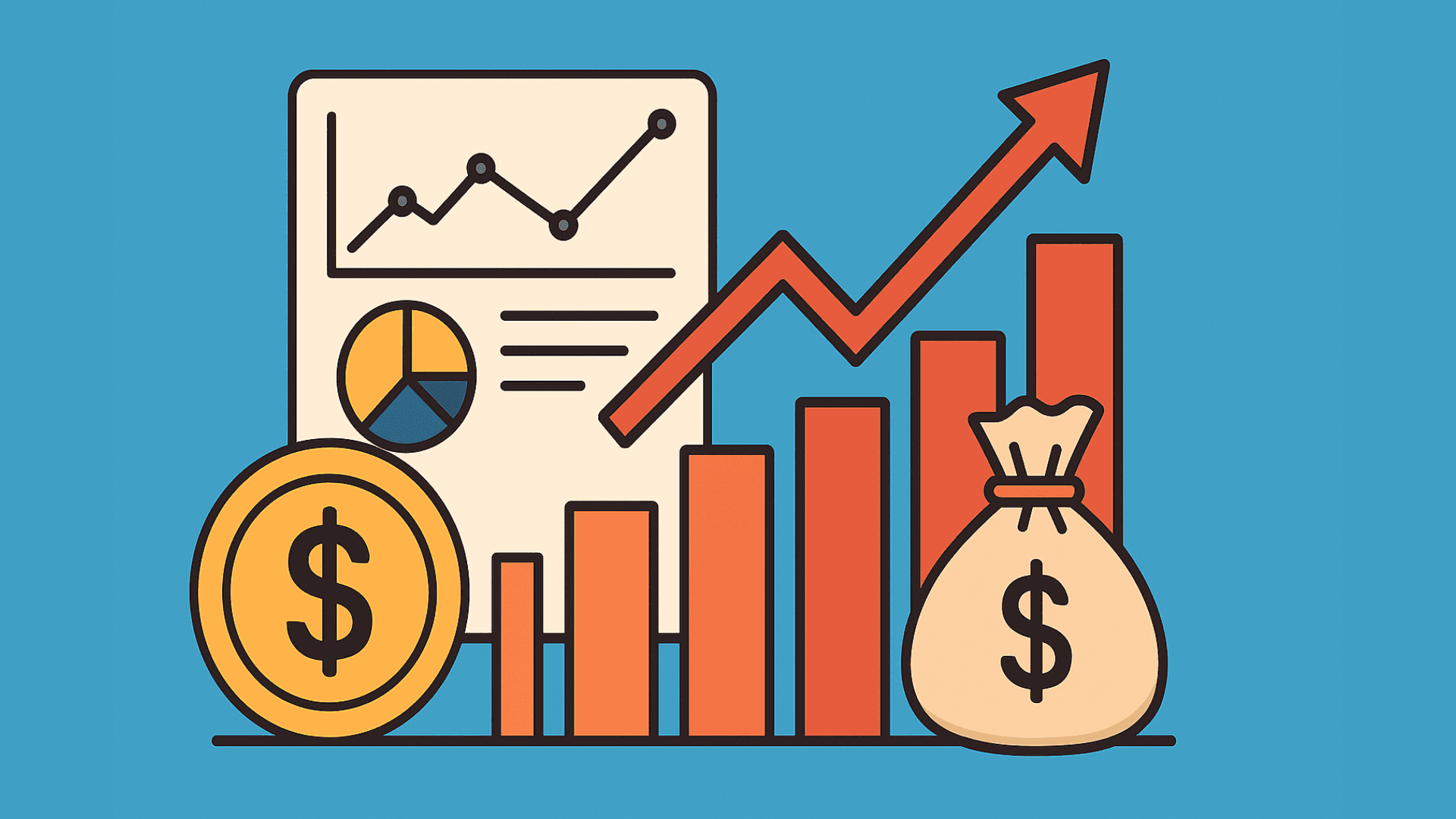 Profit margin percentage calculation and performance tracking dashboard