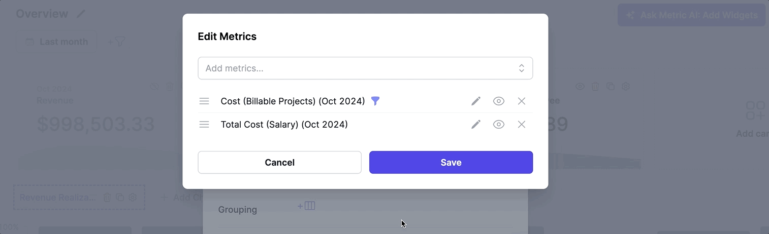 Testing and validating formula in the dashboard interface